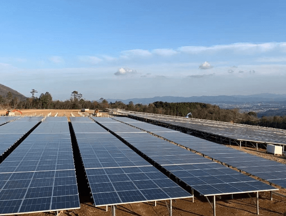 Om voor 28 MW zonne-mount voor de Prefectuur Fukui, Japan