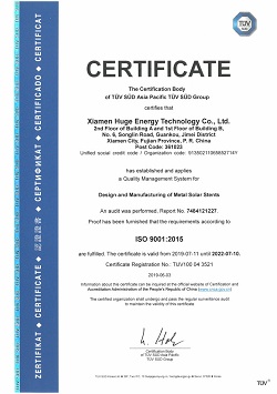 ISO 9001 certificaat van Tuv